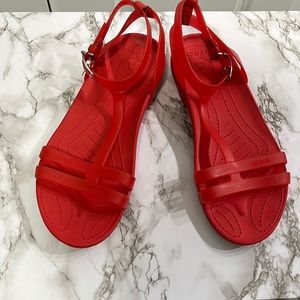 Crocs Sandals in Red Size W9